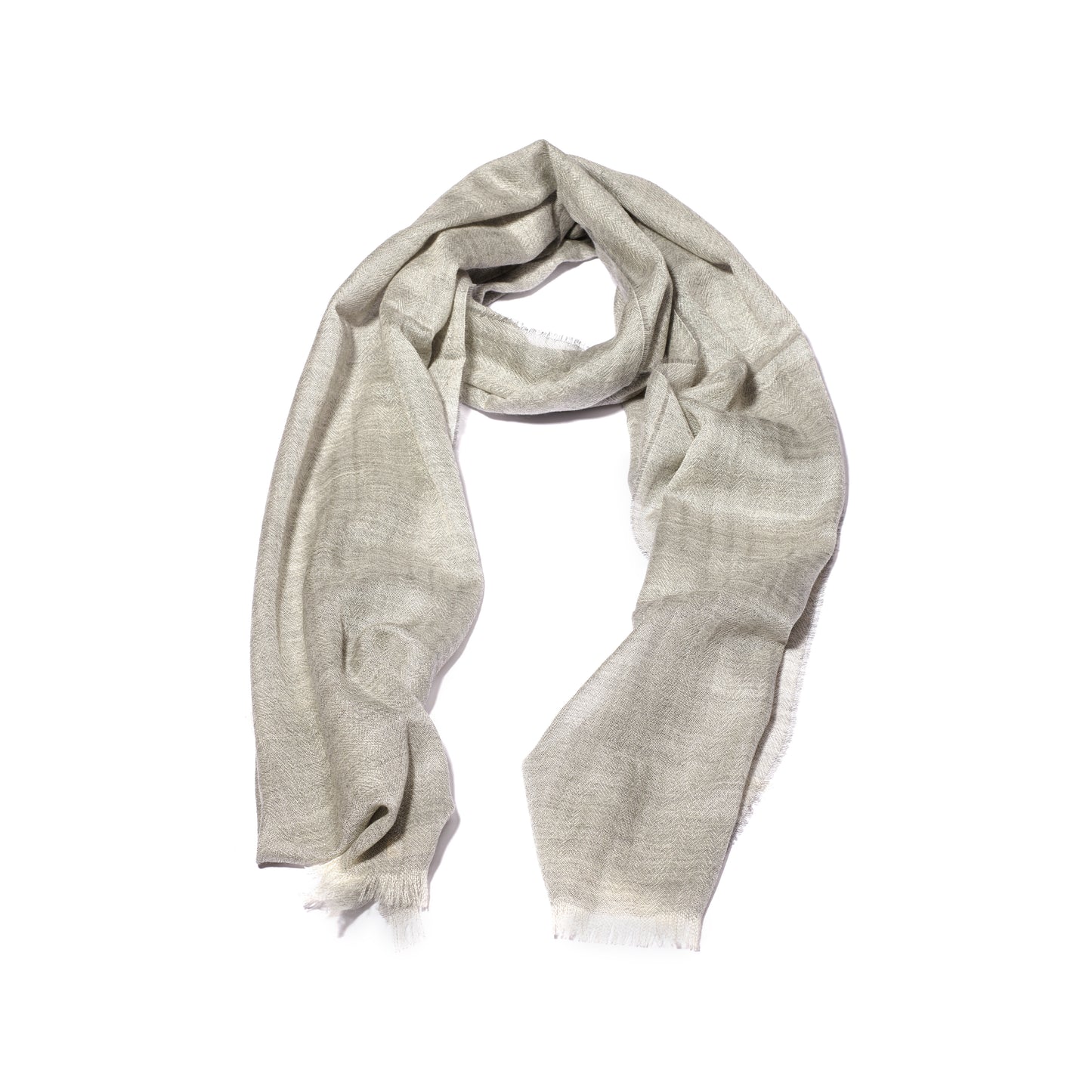 Grey Silk Scarf