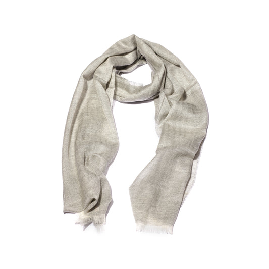 Grey Silk Scarf