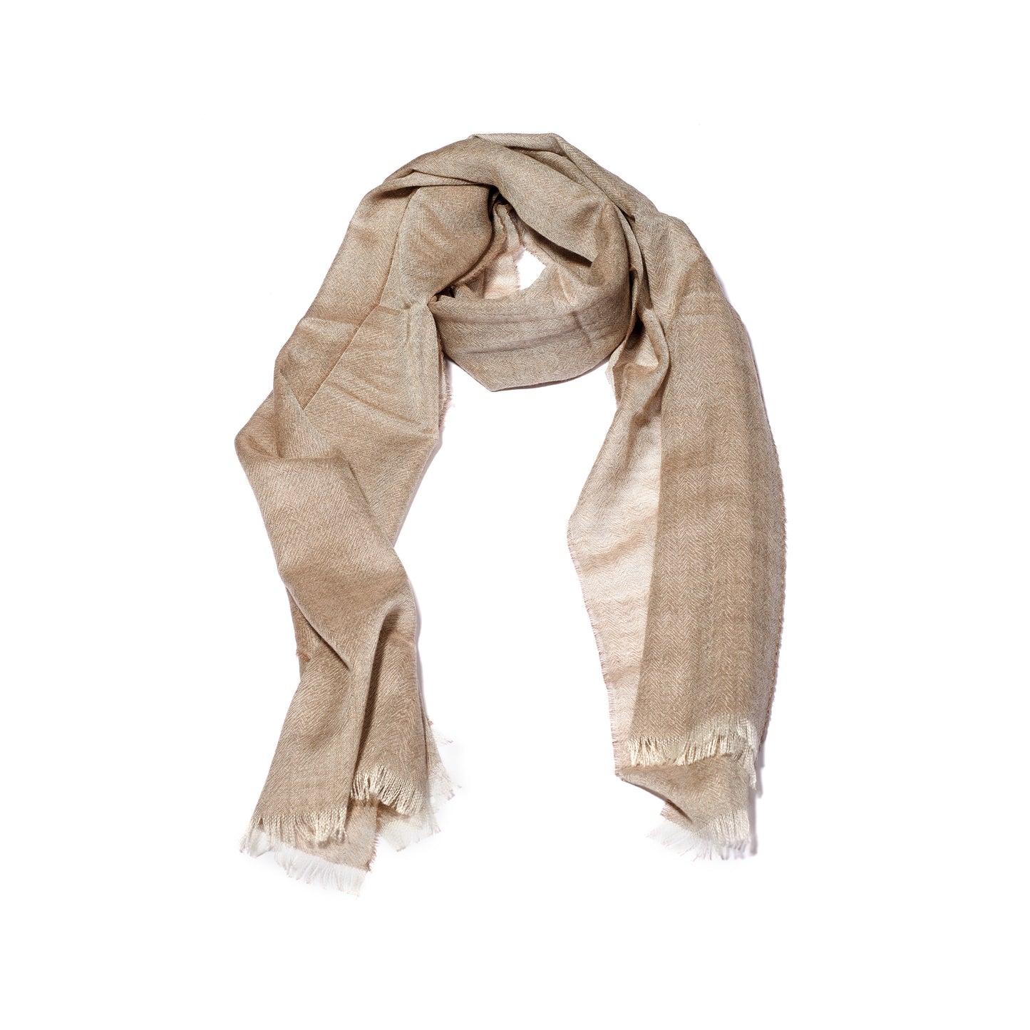 Light Brown Silk Scarf